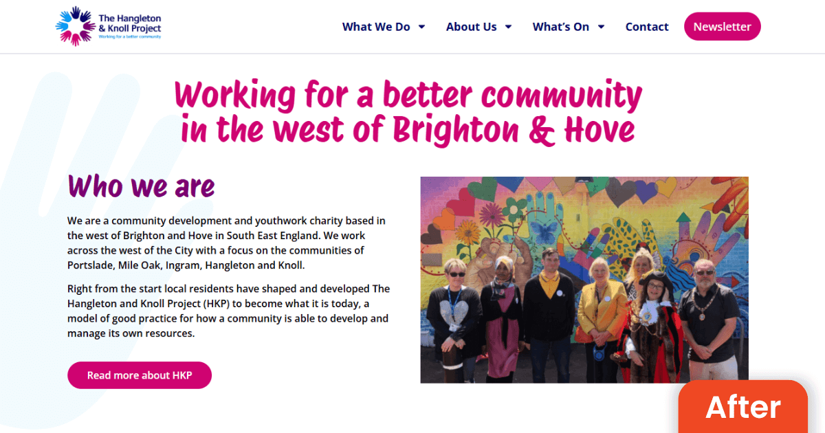The new Hangleton and Knoll Project homepage
