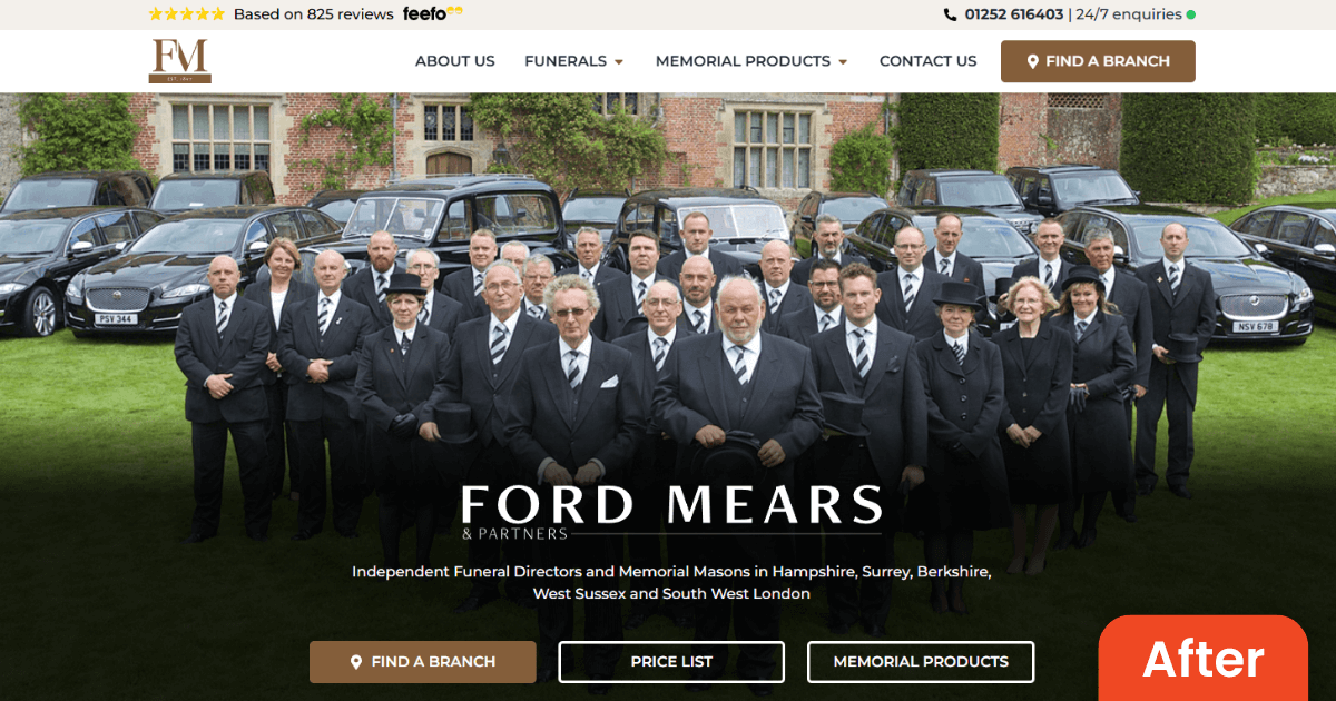 Ford Mears Homepage After